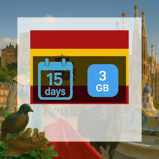 Spain 3GB 15Days