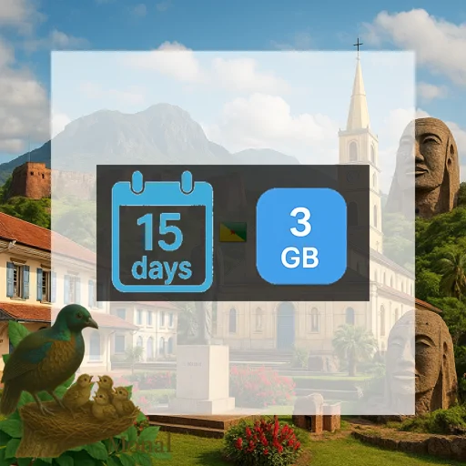 French Guiana 3GB 15Days