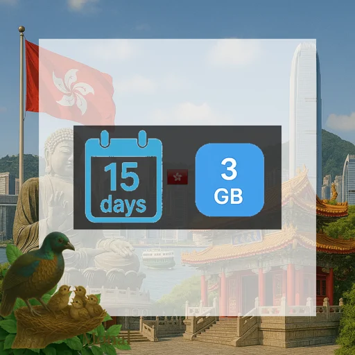 Hong Kong 3GB 15Days (nonhkip)