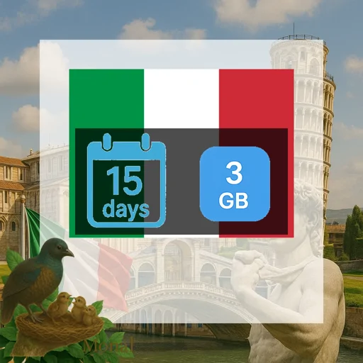 Italy 3GB 15Days