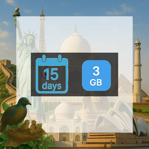 Japan & South Korea 3GB 15Days