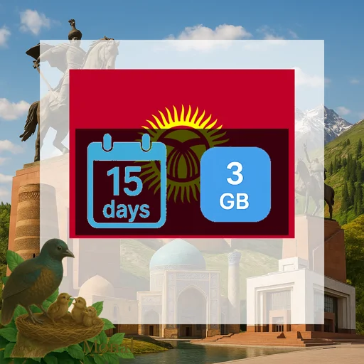 Kyrgyzstan 3GB 15Days