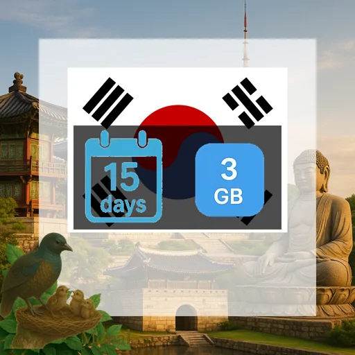 South Korea 3GB 15Days