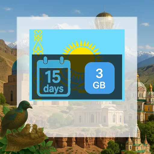 Kazakhstan 3GB 15Days
