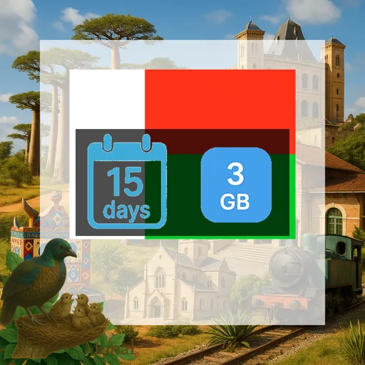 Madagascar 3GB 15Days