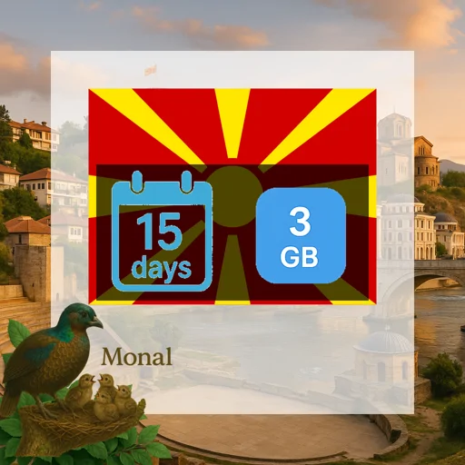 North Macedonia of  3GB 15Days