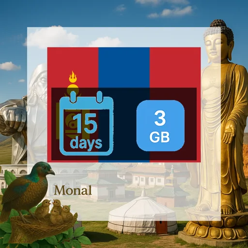 Mongolia 3GB 15Days