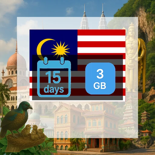Malaysia 3GB 15Days