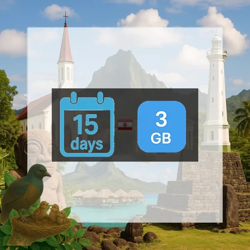 French Polynesia 3GB 15Days
