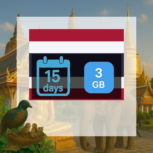 Thailand 3GB 15Days (nonhkip)