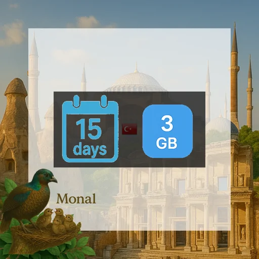 Turkey 3GB 15Days Premium