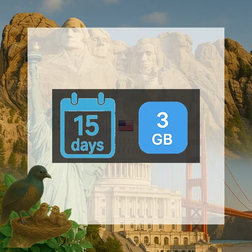 United States 3GB 15Days (USIP)