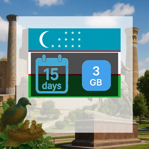 Uzbekistan 3GB 15Days