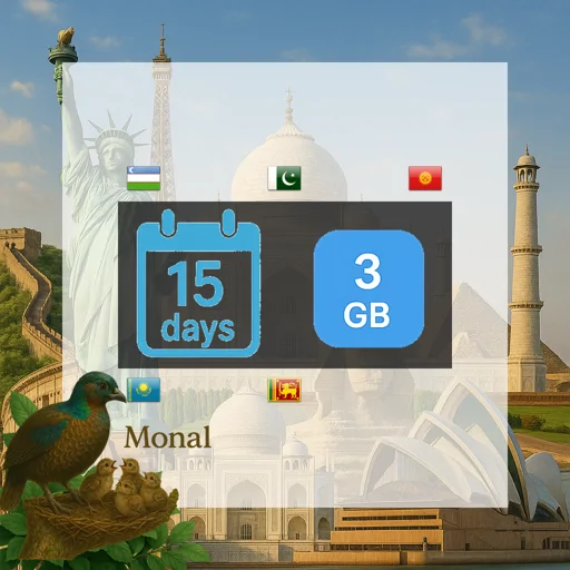 Central Asia 3GB 15Days