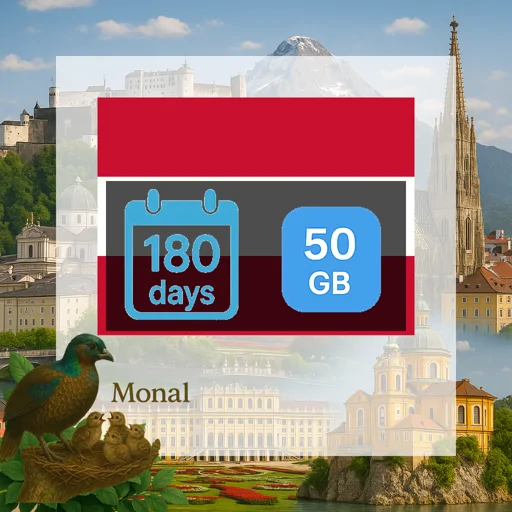 Austria 50GB 180Days