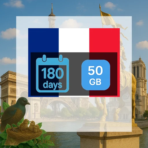 France 50GB 180Days