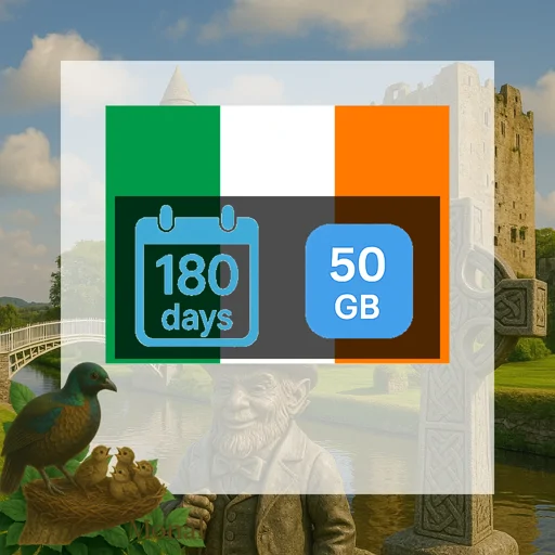 Ireland 50GB 180Days