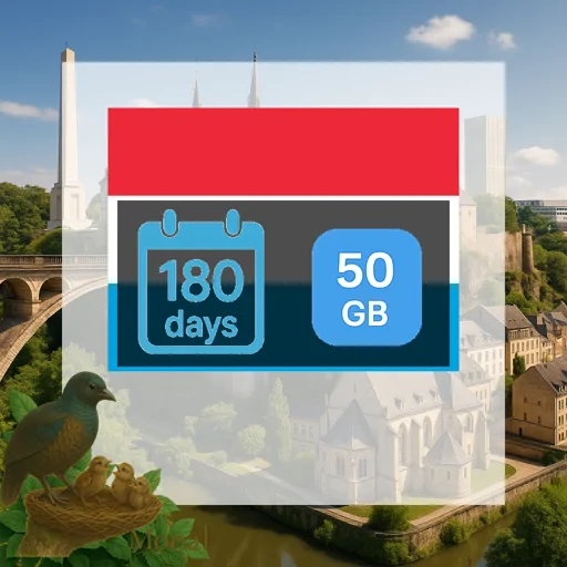 Luxembourg 50GB 180Days