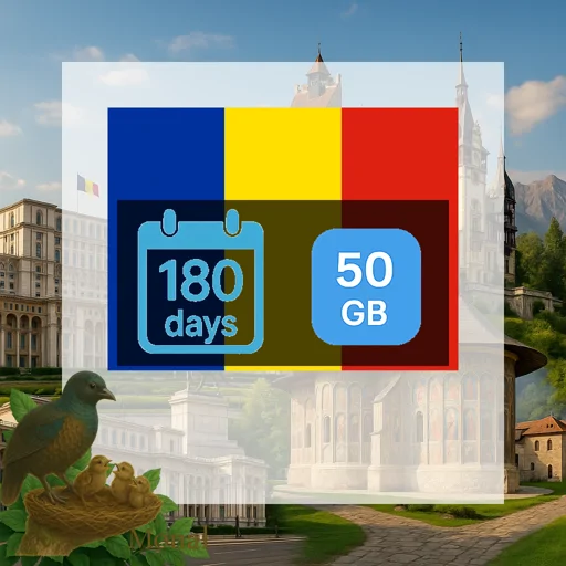 Romania 50GB 180Days