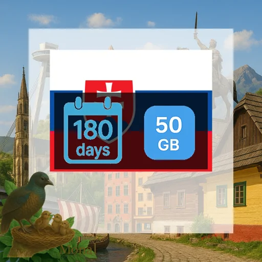 Slovakia 50GB 180Days