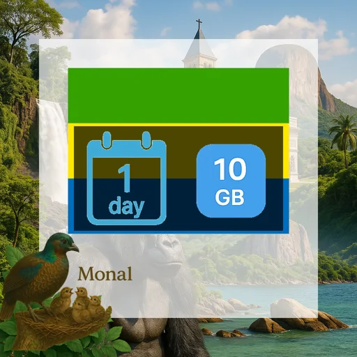 Gabon 10GB/Day Unlimited