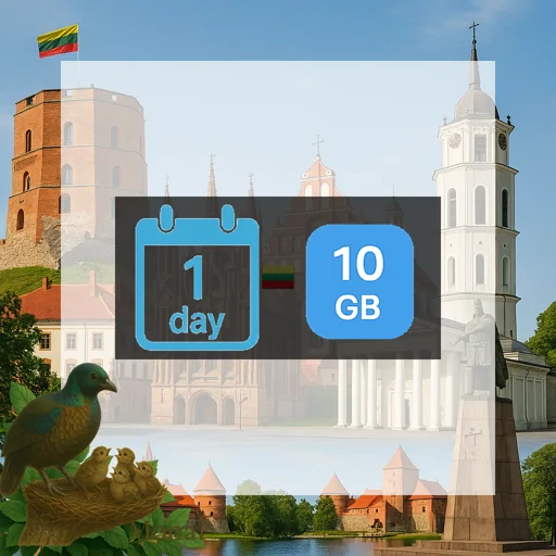 Lithuania 10GB/Day Unlimited