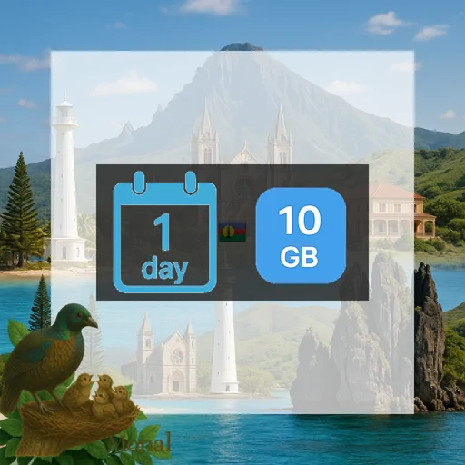 New Caledonia 10GB/Day Unlimited