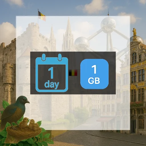 Belgium 1GB/Day FUP1Mbps