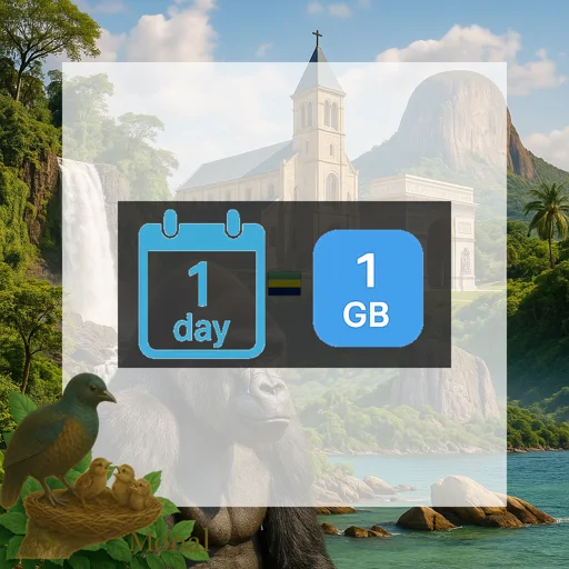 Gabon 1GB/Day Unlimited