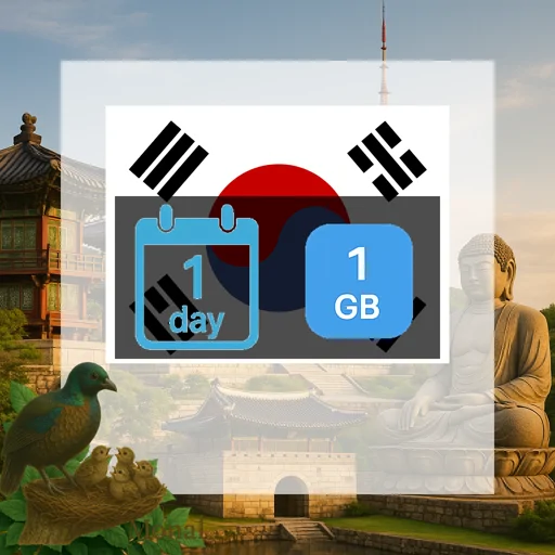 South Korea 1GB/Day (nonhkip)