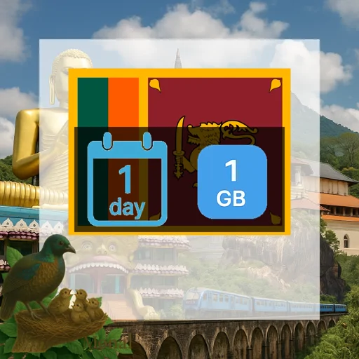 Sri Lanka 1GB/Day