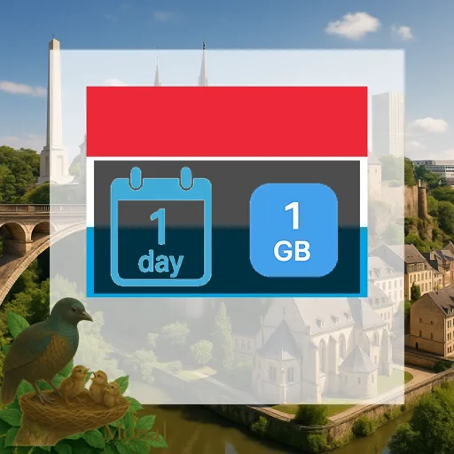 Luxembourg 1GB/Day