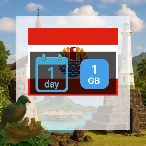 French Polynesia 1GB/Day Unlimited