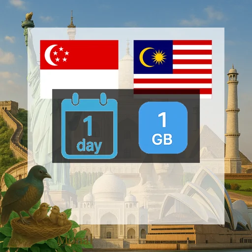 Singapore & Malaysia 1GB/Day