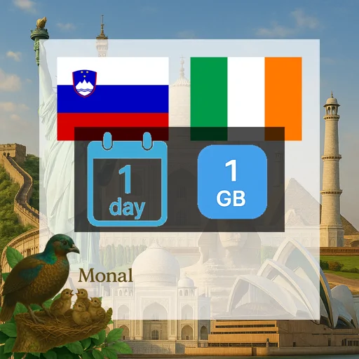 Ireland & Slovenia 1GB/Day
