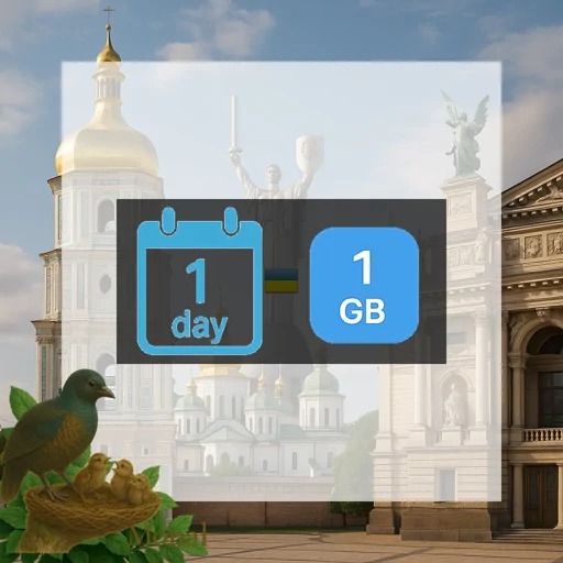 Ukraine 1GB/Day