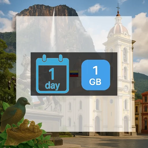 Venezuela 1GB/Day FUP1Mbps Unlimited