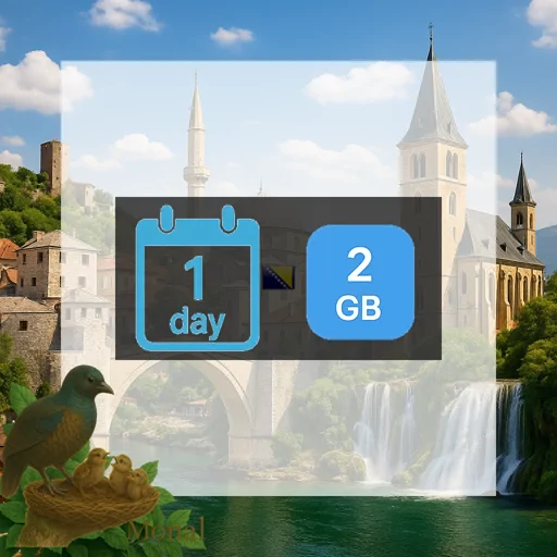 Bosnia and Herzegovina 2GB/Day