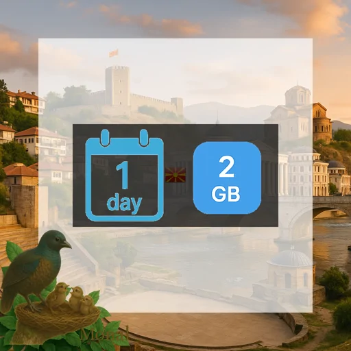 North Macedonia 2GB/Day