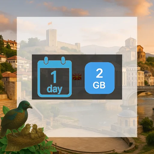 North Macedonia 2GB/Day FUP1Mbps Unlimited