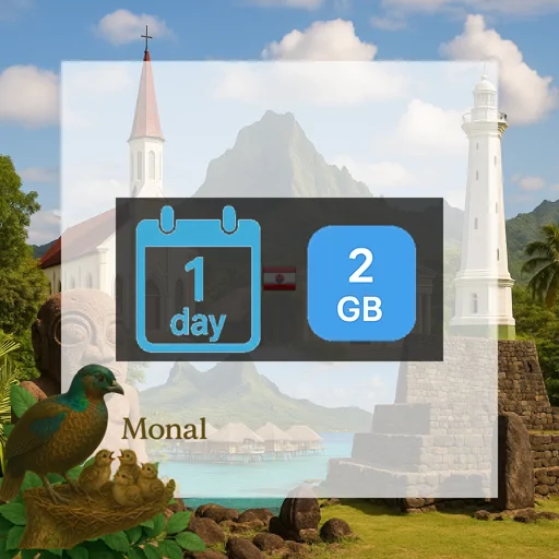 French Polynesia 2GB/Day FUP1Mbps Unlimited
