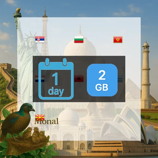 Balkans (5+ areas) 2GB/Day