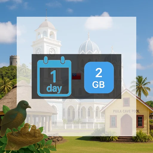 Samoa 2GB/Day FUP1Mbps Unlimited