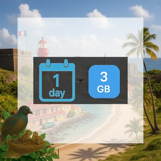 Saint Barthelemy 3GB/Day