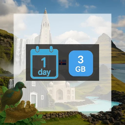 Iceland 3GB/Day FUP1Mbps Unlimited