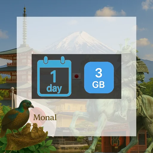 Japan 3GB/Day FUP1Mbps (nonhkip) Unlimited