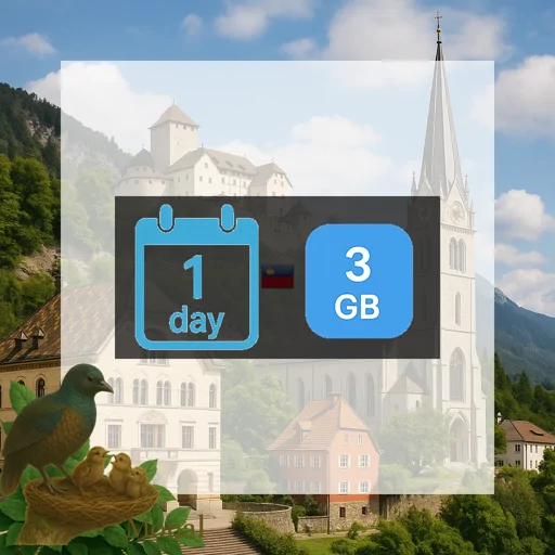 Liechtenstein 3GB/Day FUP1Mbps Unlimited