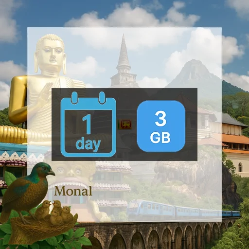 Sri Lanka 3GB/Day