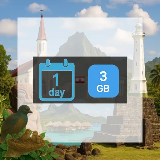 French Polynesia 3GB/Day FUP1Mbps Unlimited