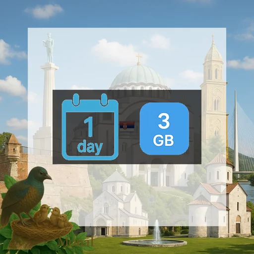 Serbia 3GB/Day FUP1Mbps Unlimited